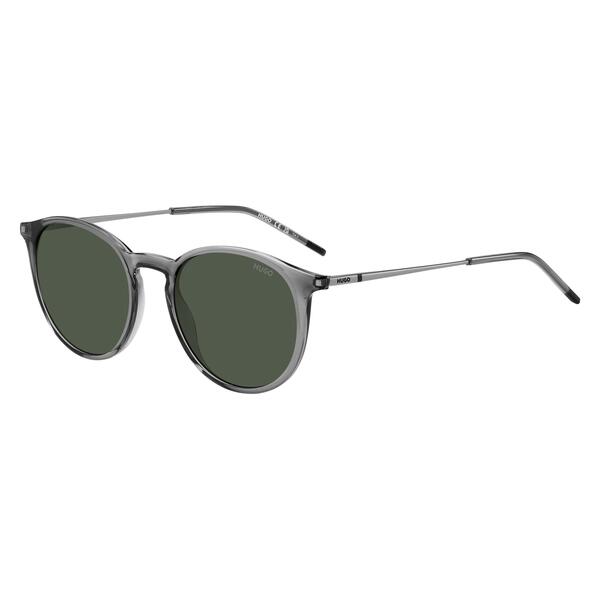 フューゴ メンズ 佩び物 サングラス・アイウェア Hugo Men\u0027s Round Sunglasses Grey Ruthenium 薄墨色