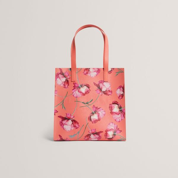 テッドベーカー レディース バッグ Ted Baker Ted Baker Small Crosshatch Icon Tote Bag Coral コーラル｜ReVida 店 10,765円