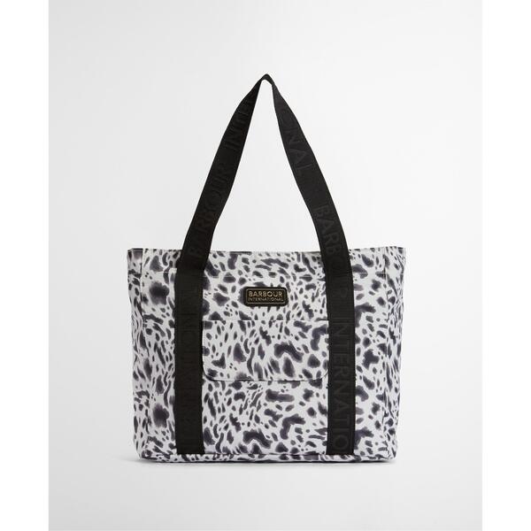 バブアー レディース 御徒面子 Barbour International Boulevard Tote Bag Bio Ink Leop