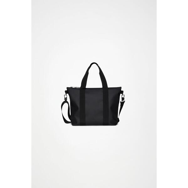 レインズ レディース 御徒面子 Rains Tote Bag Micro Black 黒いこと