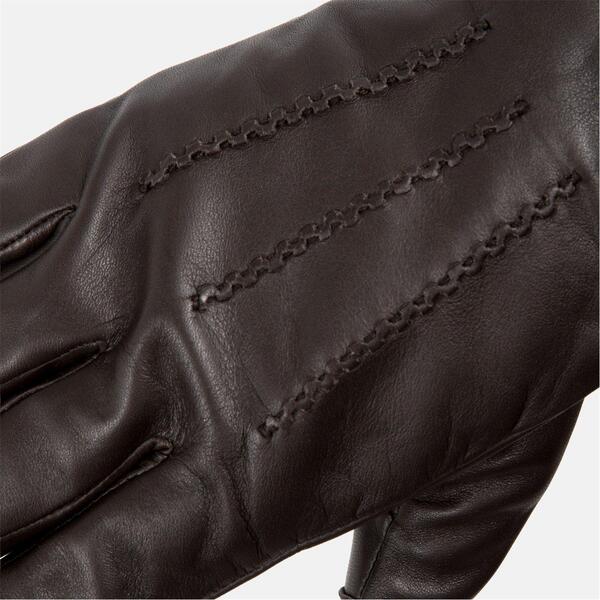 プレティグリーン メンズ 付属物 グローブ なめし革 Pretty Green Mens Leather Glove Brown 赤銅色