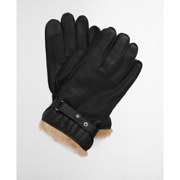 バブアー メンズ 佩び物 グローブ なめし革 Barbour Leather Utility Gloves Black 黒いこと