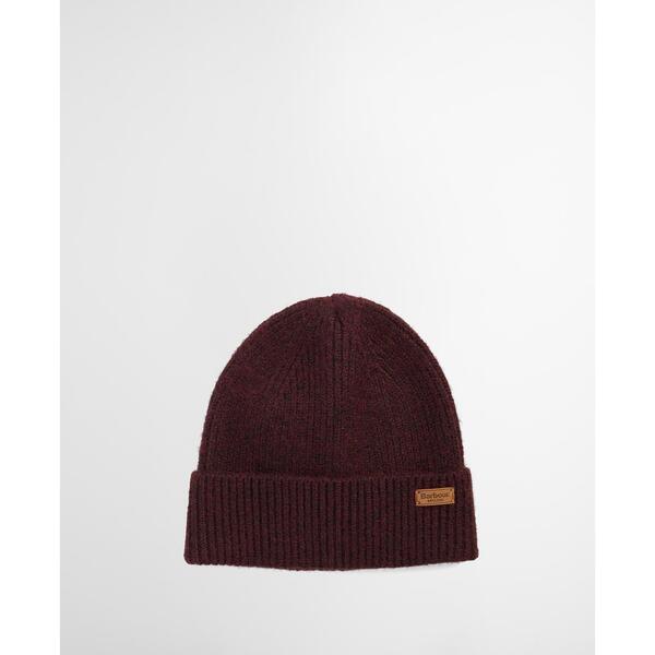 バブアー レディース 付属物 鳥打ち帽 Barbour Pendle Beanie Wine ブドウ酒