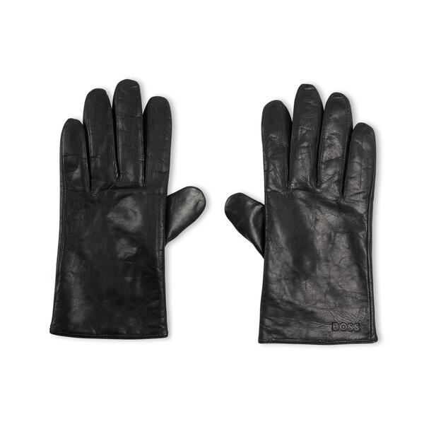 主任者 メンズ 佩び物 グローブ フリース Boss Men\u0027s Gioli Fleece Gloves Black 黒いこと