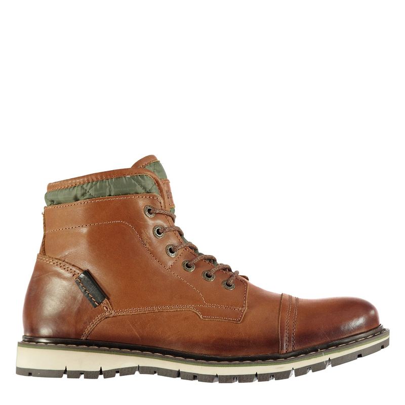 ファイヤートラップ メンズ シューズ ブーツ・レインブーツ Firetrap Aubin Mess Boots Mens Camel キャメル|ReVida 店