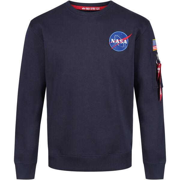 アルファインダストリーズ メンズ アウター パーカー・スウェット スウェーター Alpha Industriespace Shuttle Sweater 07 Rep Blue 青色