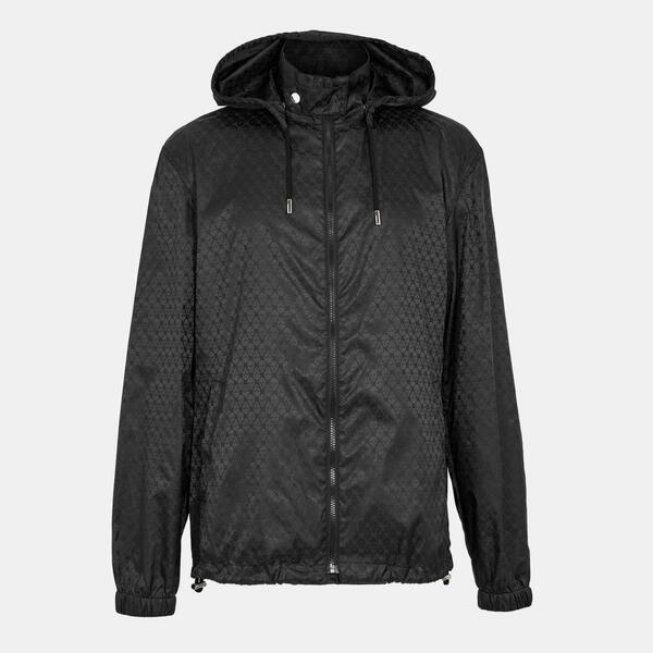 アレキサンダー・マックイーン メンズ アウター 上衣・上衣 Alexander McQueen Men\u0027s Weatheresistant Windbreaker Black 黒いこと