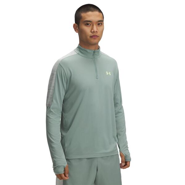 アンダーアーマー メンズ アウター パーカー・スウェット フリース Under Armour Men's Tech Quarter-Zip Fleece Green グリーン｜ReVida 店