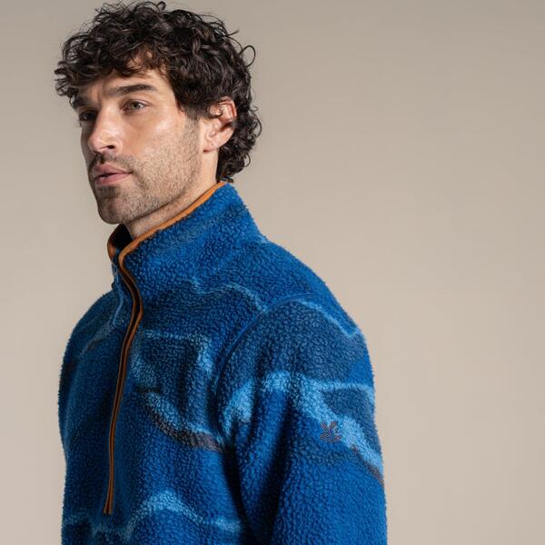 クラッグホッパーズ メンズ アウター パーカー・スウェット ハーフジップ フリース Craghoppers Rawthey Insulated Half Zip Borg Fleece Juniberryprt