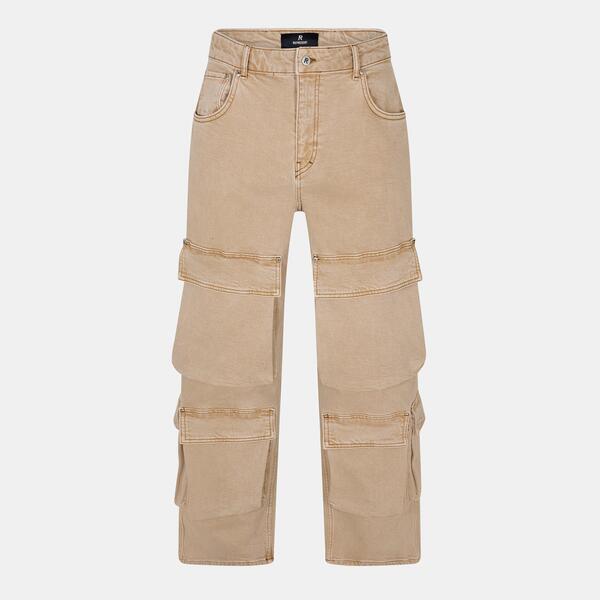 リプレゼント メンズ ボトムス デニムパンツ ジーンズ Represent Men's Cargo Jeans Dirt Cashmere｜ReVida 店