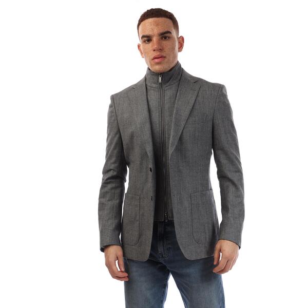 主任者 メンズ アウター 上衣・上衣 Boss Men\u0027s Hutson Bib Formal Open Grey 薄墨色