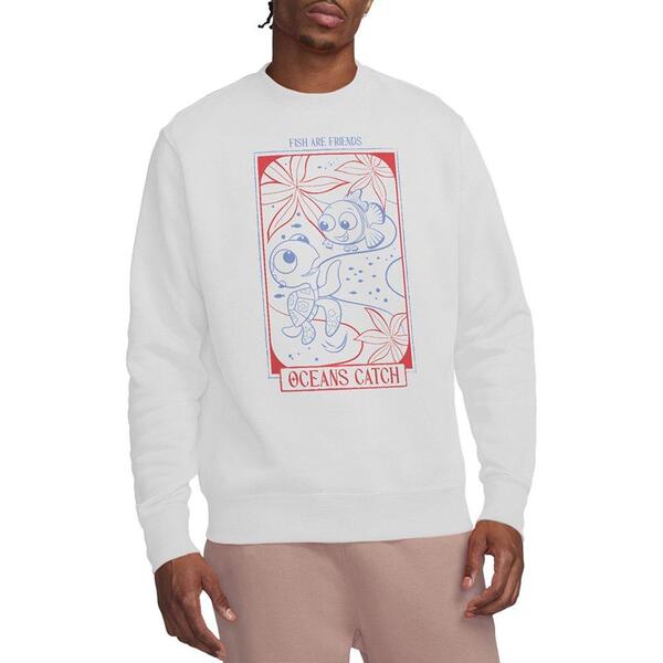ウォルトディズニー メンズ トップス 貯蔵タンクとっ始め 汗水 プルオーバー Disney Pixar Finding Nemocean Buddiesweatshirt White 白いこと