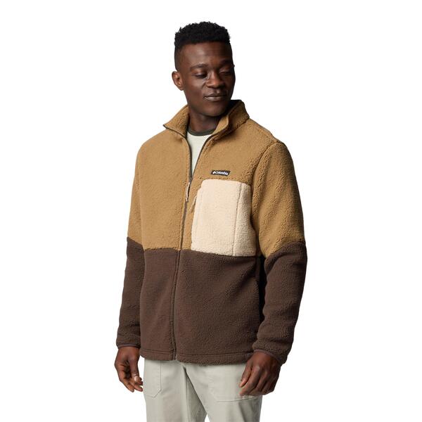 コロンビア メンズ アウター パーカー・スウェット フリース Columbia Mountainside Sherpa Fleece Mens Delta Cordovan