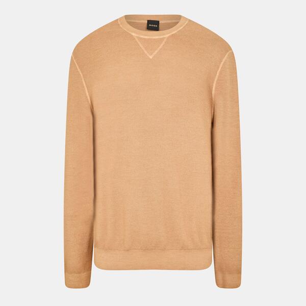 主任者 メンズ アウター パーカー・スウェット スウェーター Boss Men\u0027s T-Glam Crew Sweater Medium Beige ベージュ