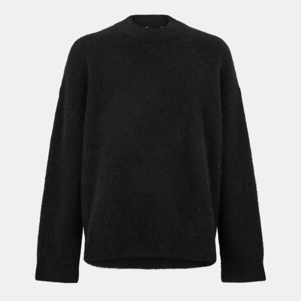 リプレゼント メンズ アウター パーカー・スウェット スウェーター Represent Men\u0027s Crew Sweater Jet Black 黒いこと