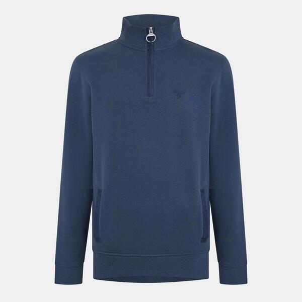 バブアー メンズ アウター パーカー・スウェット ハーフジップ フリース Barbour Men\u0027s Lambethalf Modern Heritage Quarter Zip Fleece Navy 米国海軍