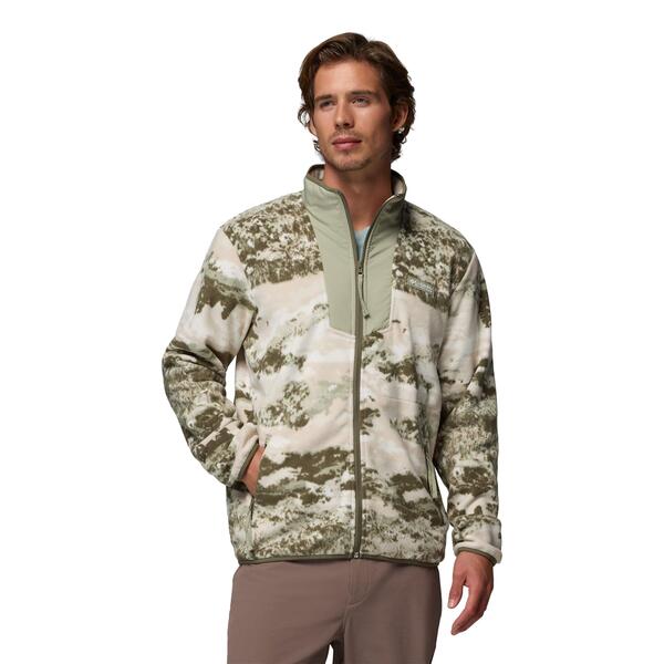コロンビア メンズ アウター パーカー・スウェット フリース Columbia Sequoia Grove Full Zip Fleece SafarI Fieldaze