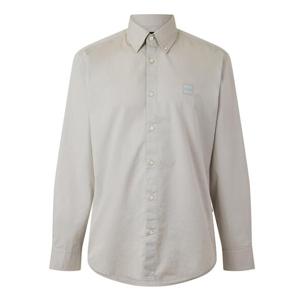 主任者 メンズ トップス プルオーバー Boss Men\u0027s Long Sleeve Shirt Beige 271 ベージュ