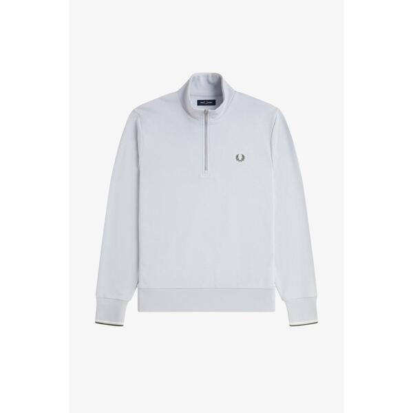 フレッドペリー メンズ アウター 編み物・スウェーター ハーフジップ Fred Perry FredPerry Half Zip Top Dusky Blue 80B 青色
