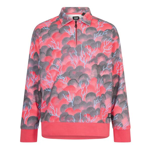 リーヴァイズジーンズ メンズ アウター パーカー・スウェット ハーフジップ フリース Levis Men\u0027skate Quarter Zip Fleece Multicolor マルチ色合い
