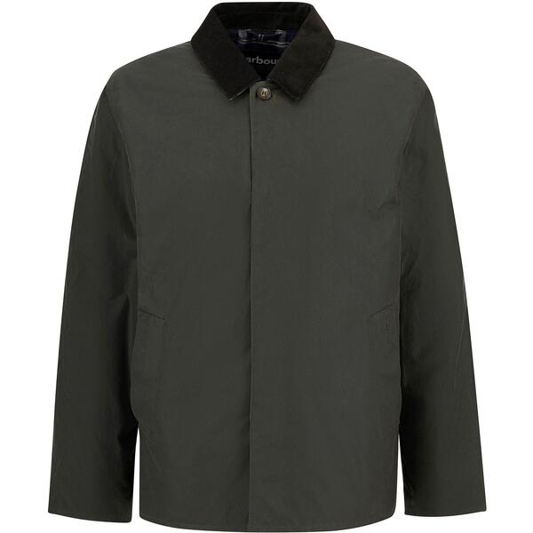 バブアー メンズ アウター 上衣・上衣 Barbour Mens Lorden Waxed Mac Olive OL99 オリーブ