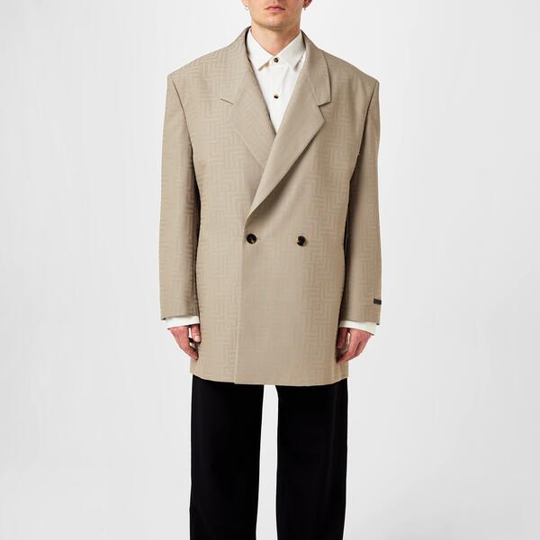 フィアオブゴッド メンズ アウター 上衣・上衣 羊毛 スポーツジャケット Fear Of God Men\u0027s California Heavy Twill Woolong Sleeve Blazer Dove Grey 薄墨色