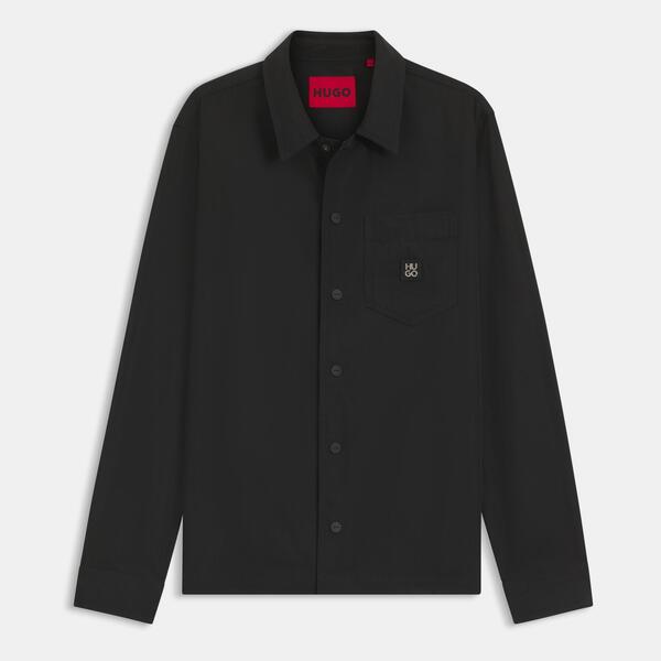 フューゴ メンズ アウター 上衣・上衣 Hugo Enaso 10261104 01 Black 001 黒いこと