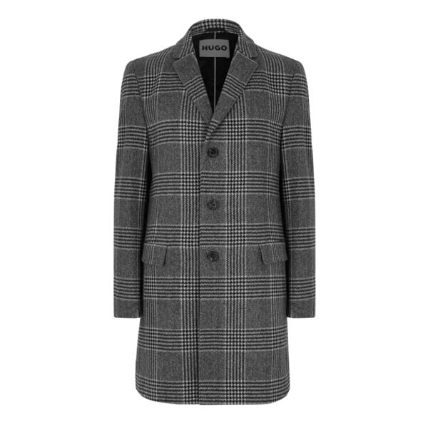 フューゴ メンズ アウター ジャケット・ブルゾン コート Hugo Migor23410252537 01 Overcoat Mens Medium Grey グレー｜ReVida 店
