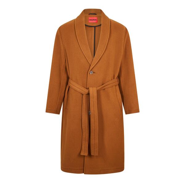 フューゴ メンズ アウター ジャケット・ブルゾン コート Hugo Marwan23410252542 01 Overcoat Mens Rust/Copper ラスト|ReVida 店