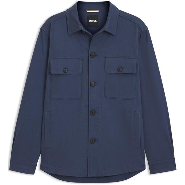 ボス メンズ アウター ジャケット・ブルゾン Boss C-Carper-Os-253f 10277468 01 Open Blue 468 ブルー｜ReVida 店 55,680円