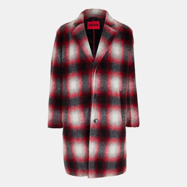 フューゴ メンズ アウター 上衣・上衣 厚地の外套 Hugo Men\u0027s Teddy Coat Open Misc