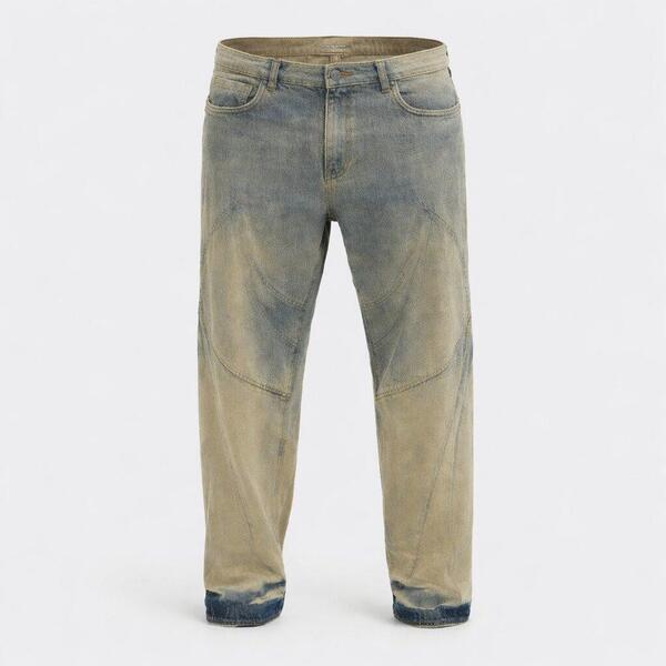 ファイヤートラップ メンズ ボトムス ジーンズズボン下 引っ切りない デニム Firetrap Men\u0027s DisRip Straight Leg Jeans Vintage Wash