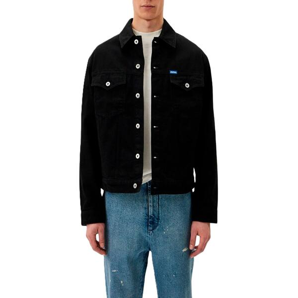 フューゴ メンズ ボトムス デニムパンツ スリムフィット ジーンズ Hugo Men's Dex Slim Fit Jeans Black ブラック｜ReVida 店