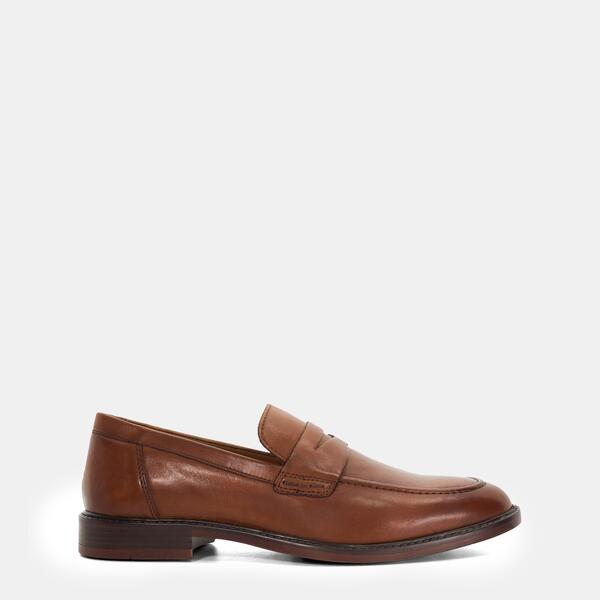 デューンロンドン メンズ シューズ なめし革 置き目毛革 Dune London Men\u0027stanwood Leather Slip On Loafers Tan Lthr タン