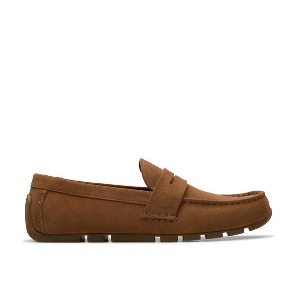 クラークス メンズ シューズ 置き目毛皮 Clarks Men\u0027s Loafers Cola Suede