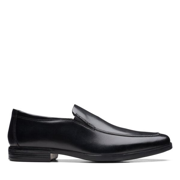 クラークス メンズ シューズ 置き目毛皮 Clarks Men\u0027s Loafers Black Leather 黒いこと