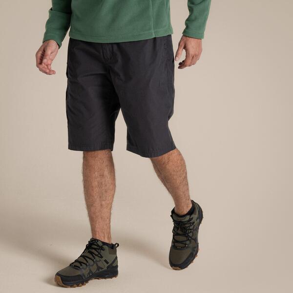 クラッグホッパーズ メンズ ボトムス ハーフパンツ・ショーツ ショートパンツ Craghoppers Kiwi Long Water-Repellent Shorts Black Pepper ブラック｜ReVida 店