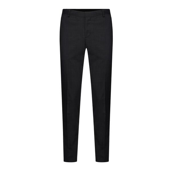カルバンクライン メンズ ボトムス 心地好いズボン下 Calvin Klein Subtle Check Slim Suit Pants Crisp Night 読み合わせる
