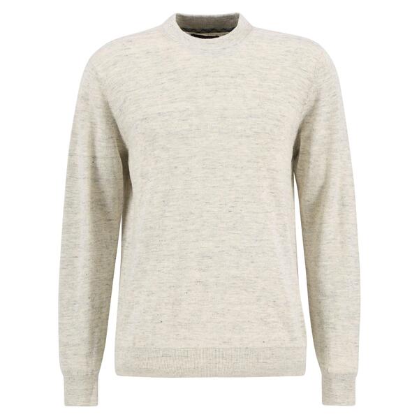 バブアー メンズ アウター 編み物・スウェーター 労働者の一団首っ玉 Barbour Mens Flaxby Crew Neck Neutral