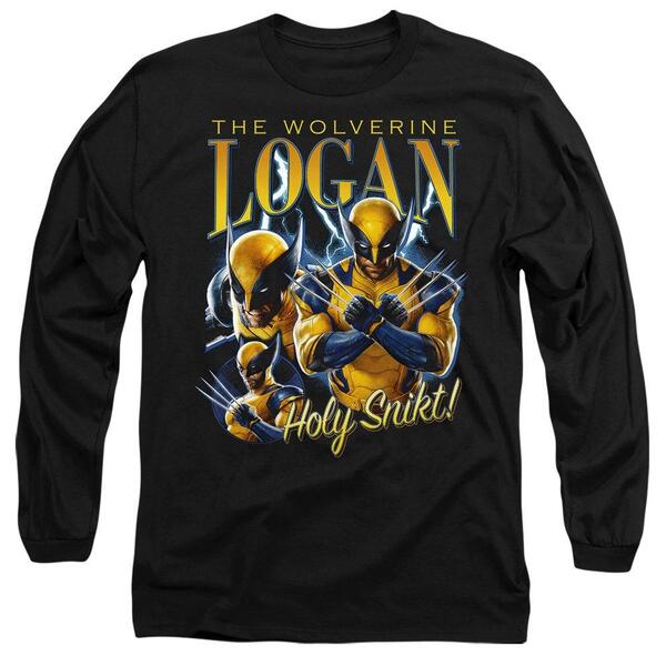マーベル メンズ トップス ティーシャツ ブーツ Marvel DEADPOOL \u0026 WOLVERINE SNIKT LOGAN WOLVERINE BOOTLEG Black 黒いこと