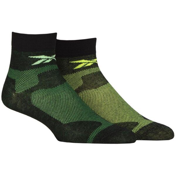 リーボック メンズ アンダー御召しもの ソックス Reebok Technical Sports Light Running Socks Black 黒いこと