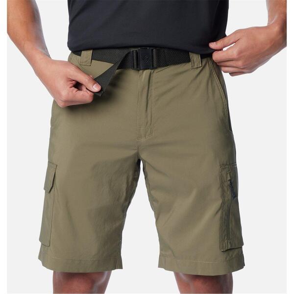 コロンビア メンズ ボトムス 二分の一ズボン下・さる股引き 遊撃手ズボン下 Columbia Silveridge Utility Walking Shorts Menstone Green 緑であること