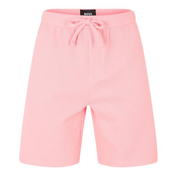 雇い主 メンズ ボトムス 二分の一ズボン下・さる股引き 遊撃手ズボン下 Boss Mens BOSS Bodywear Waffle Softexture Shorts Pink 685 サクラ色