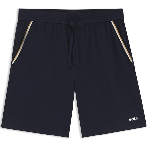 主任者 メンズ ボトムス 二分の一ズボン下・さる股引き 遊撃手ズボン下 Boss Mens BOSS Bodywear Unique Casual Shorts Dark Blue 403 青色