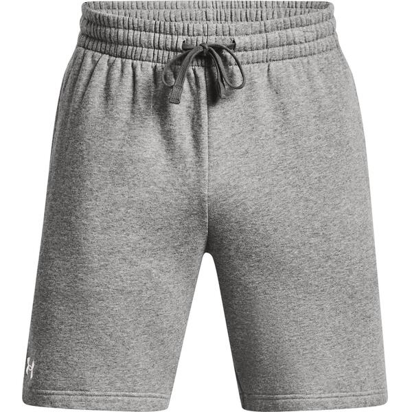 アンダーアーマー メンズ ボトムス 二分の一ズボン下・さる股引き 遊撃手ズボン下 フリース Under Armour UA Rival Fleece Shorts Men\u0027s Grey 薄墨色