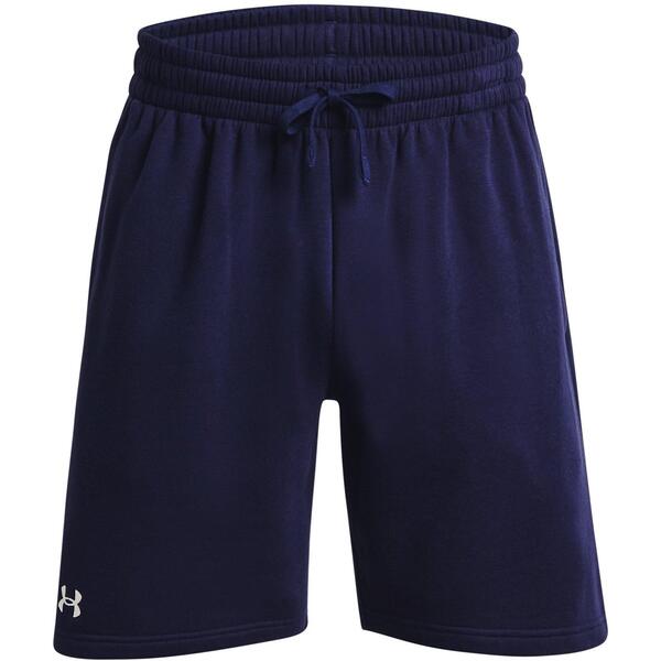 アンダーアーマー メンズ ボトムス 二分の一ズボン下・さる股引き 遊撃手ズボン下 フリース Under Armour UA Rival Fleece Shorts Men\u0027s Navy 米国海軍