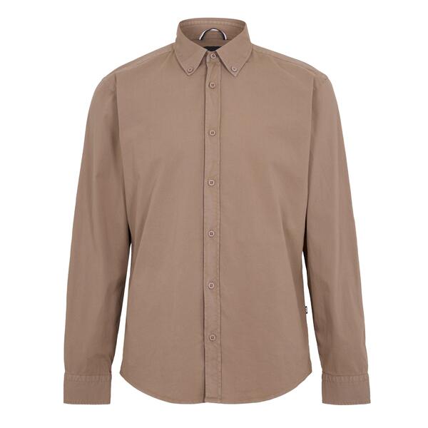 主任者 メンズ トップス プルオーバー Boss Mens BOSS Black Premium Shirt (Liam) Beige 252 ベージュ