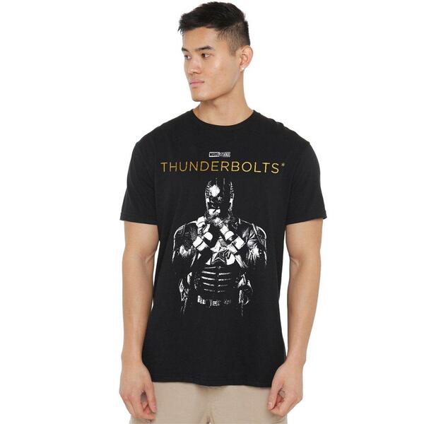 マーベル メンズ ボトムス 二分の一ズボン下・さる股引き プルオーバー Marvel Thunderbolts Red Guardian Highlight-Shirt Black 黒いこと
