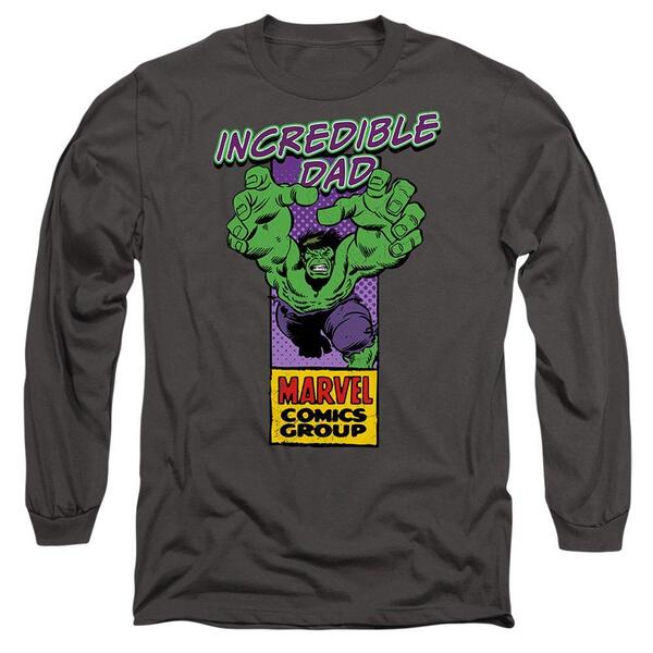 マーベル メンズ トップス ティーシャツ Marvel Comics Presents Corner Box FatherS Day Inc Grey 薄墨色