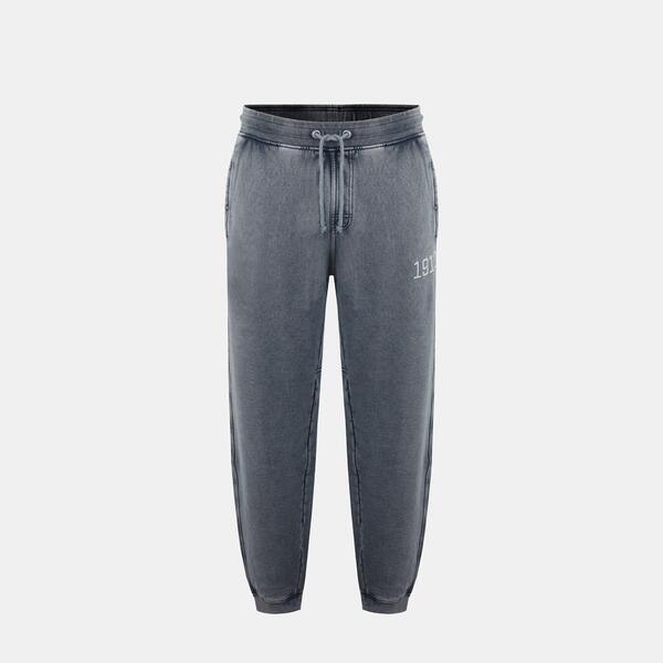 エバーラスト メンズ ボトムス 心地よいズボン下 ジョガーパンツ フリース Everlast Men\u0027s NYC Jog Closed Hem Fleece Joggers Washed Grey 薄墨色